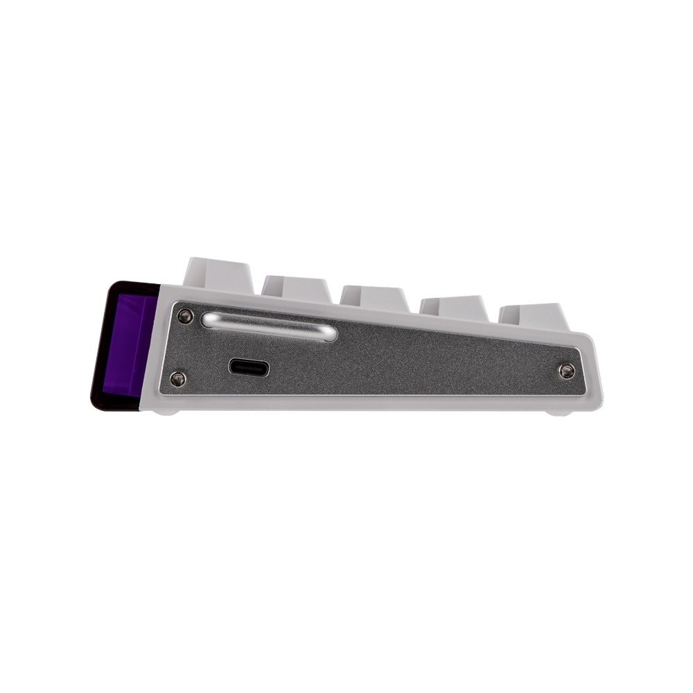 Imagem 10 de 13 do produto Teclado Magnético Gamer Aula HERO68 HE 8000hz, RGB, Switch Jade King Hotswap, 65%, ANSI, Branco Lighthouse - HERO68HE-LIGH-WH-JADE