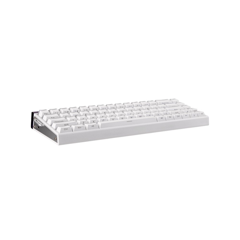 Imagem 9 de 13 do produto Teclado Magnético Gamer Aula HERO68 HE 8000hz, RGB, Switch Jade King Hotswap, 65%, ANSI, Branco Lighthouse - HERO68HE-LIGH-WH-JADE