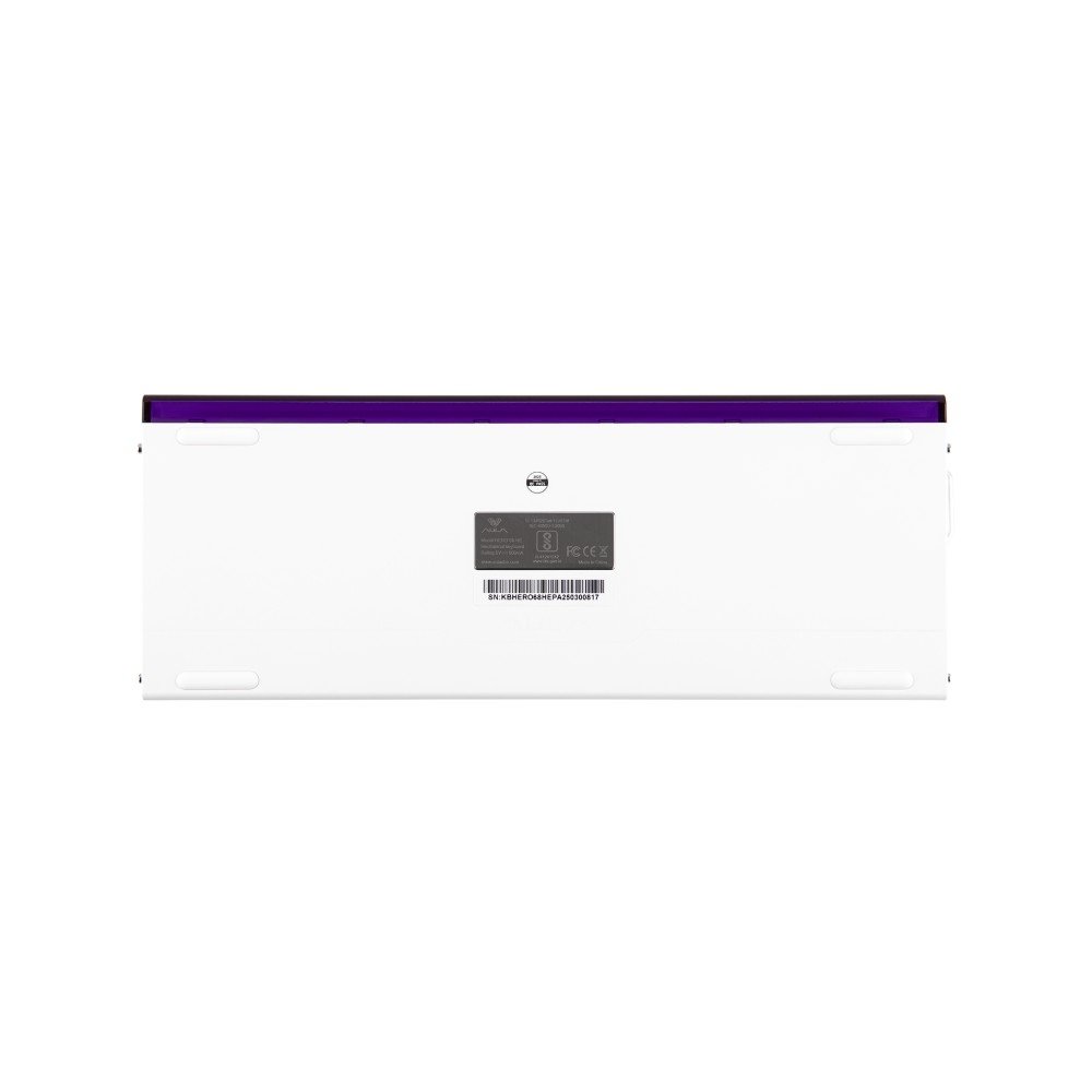 Imagem 8 de 13 do produto Teclado Magnético Gamer Aula HERO68 HE 8000hz, RGB, Switch Jade King Hotswap, 65%, ANSI, Branco Lighthouse - HERO68HE-LIGH-WH-JADE