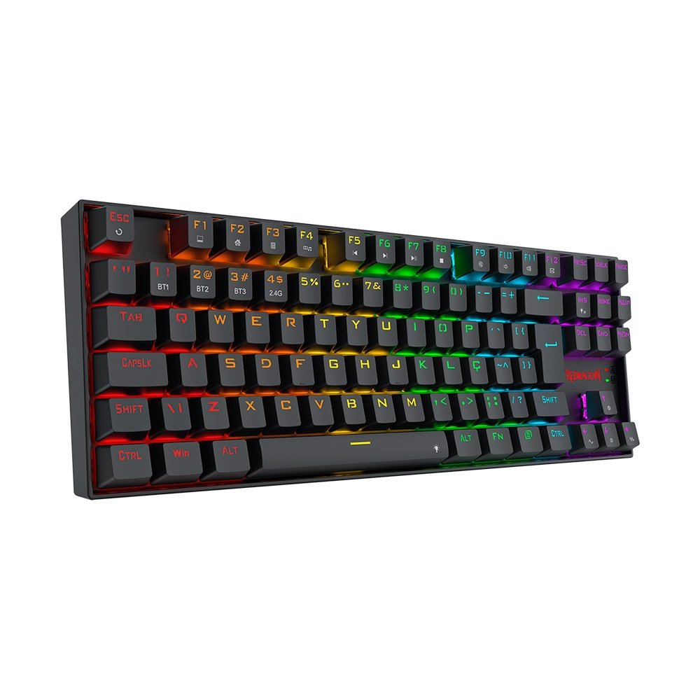 Teclado Mecânico Gamer ( Balão.info) Elite, Rainbow, Switch Brown, Tipo-C, ( Balão.info), Preto - K552-KRS (PT-BROWN - foto 3