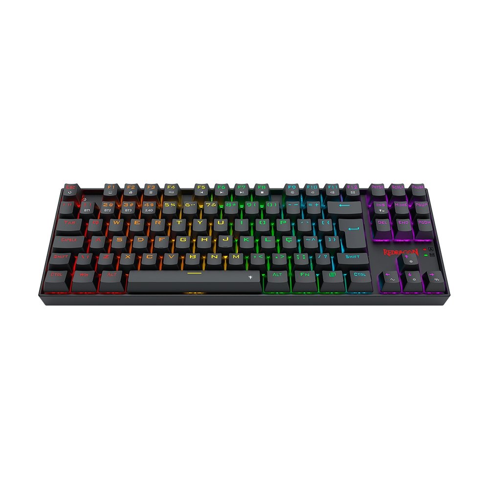 Teclado Mecânico Gamer ( Balão.info) Elite, Rainbow, Switch Brown, Tipo-C, ( Balão.info), Preto - K552-KRS (PT-BROWN - foto 2