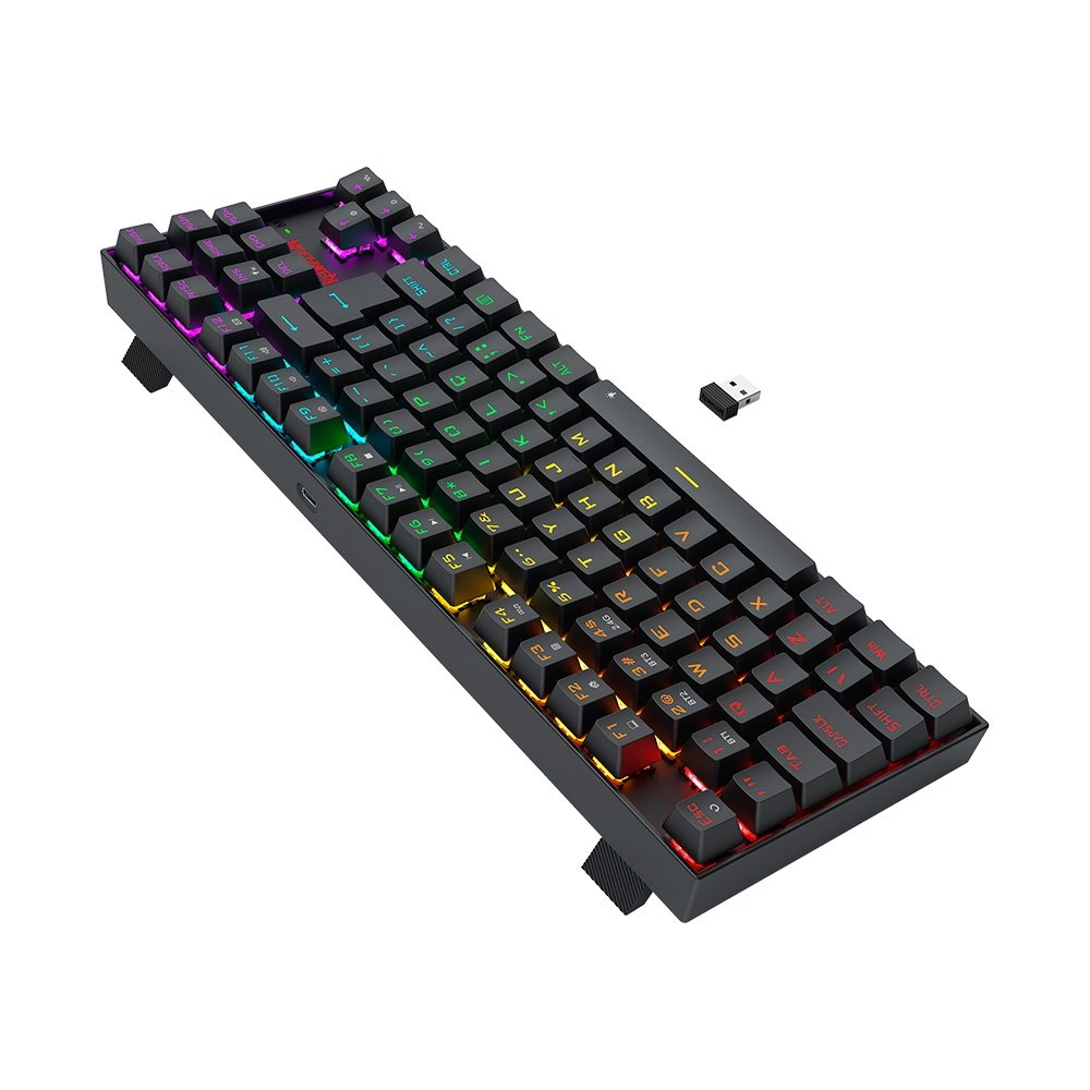 Teclado Mecânico Gamer ( Balão.info) Elite, Rainbow, Switch Brown, Tipo-C, ( Balão.info), Preto - K552-KRS (PT-BROWN - foto 6