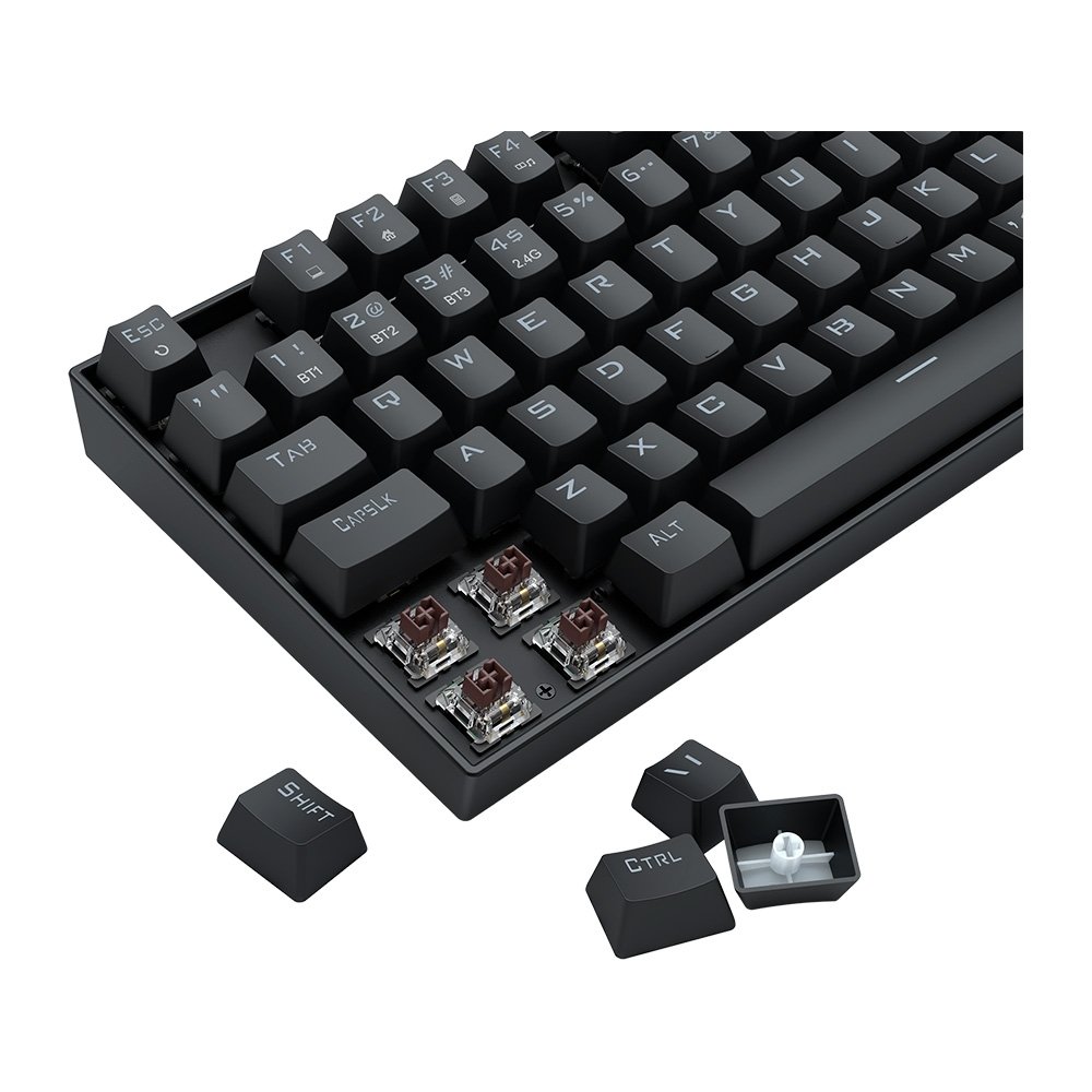 Teclado Mecânico Gamer ( Balão.info) Elite, Rainbow, Switch Brown, Tipo-C, ( Balão.info), Preto - K552-KRS (PT-BROWN - foto 8