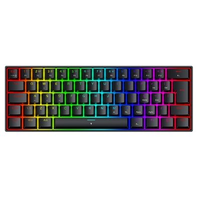 Teclado Magnético Gamer Redragon Fizz, 60%, RGB, 8000Hz, Rapid Trigger, Switch Linear, Preto - K617RGB-M