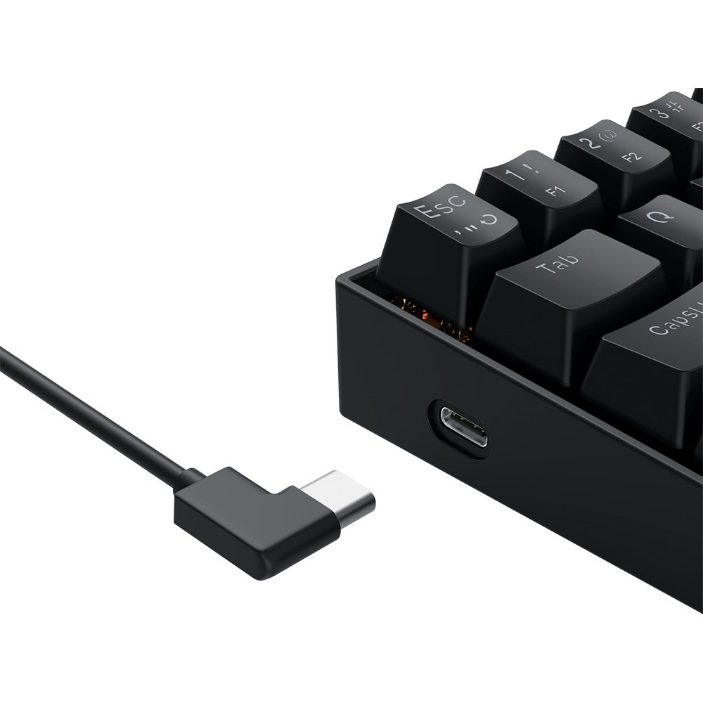 Teclado Magnético Gamer ( Balão.info) Fizz, 60%, RGB, 8000Hz, Rapid Trigger, Switch Linear, Preto - K617RGB-M - foto 8