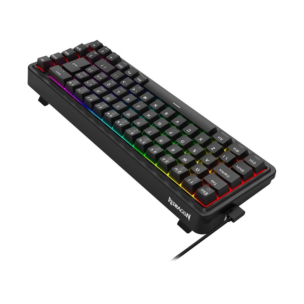 Teclado Magnético Gamer Redragon Nova, 65%, RGB, Switch UltraMag Linear, ABNT2, Preto - K709RGB-M - view 5