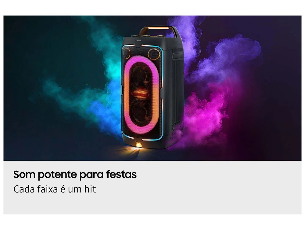 Samsung Sound Tower Mx-st40f, 160w, Bateria Inclusa, Até 12 Horas De Música, Resistência Ipx4 Preto - view 6