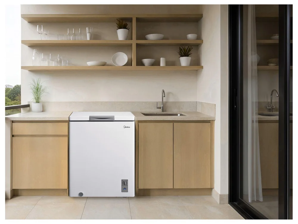 Freezer Horizontal Midea 1 Porta 142L MDRC207SFZ01