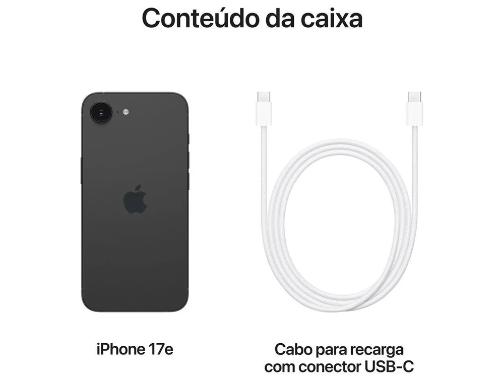 Apple iPhone 17e 512GB Preto 6,1
