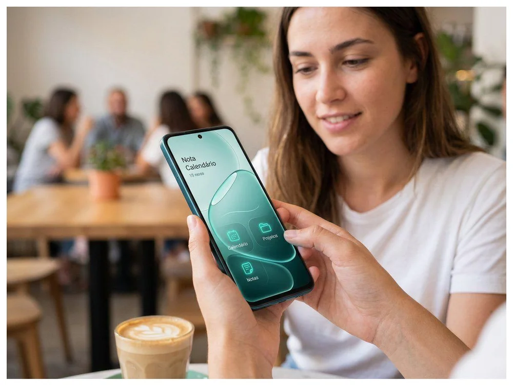 Smartphone OPPO A6 256GB 18GB RAM (6GB+12GB RAM+) Safira 6,75 Câmera Dupla 50MP+2MP Frontal 8MP - view 2