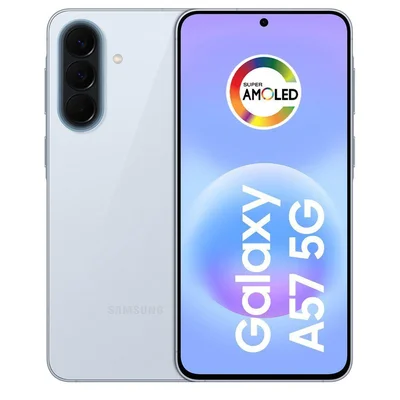 Smartphone Samsung Galaxy A57 256GB 5G 8GB RAM Azul Claro 6,7" Câm Tripla + Selfie 12MP