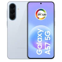 Smartphone Samsung Galaxy A57 256GB 5G 8GB RAM Azul Claro 6,7" Câm Tripla + Selfie 12MP