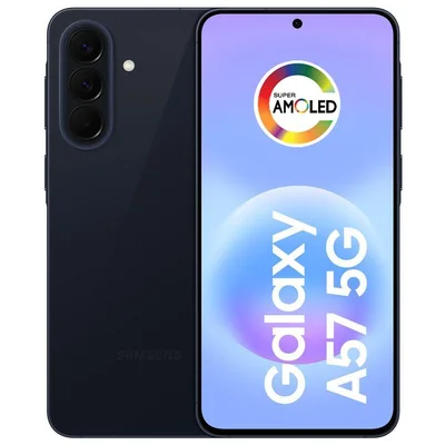 Smartphone Samsung Galaxy A57 128GB 5G 8GB RAM Azul Escuro 6,7" Câm Tripla + Selfie 12MP