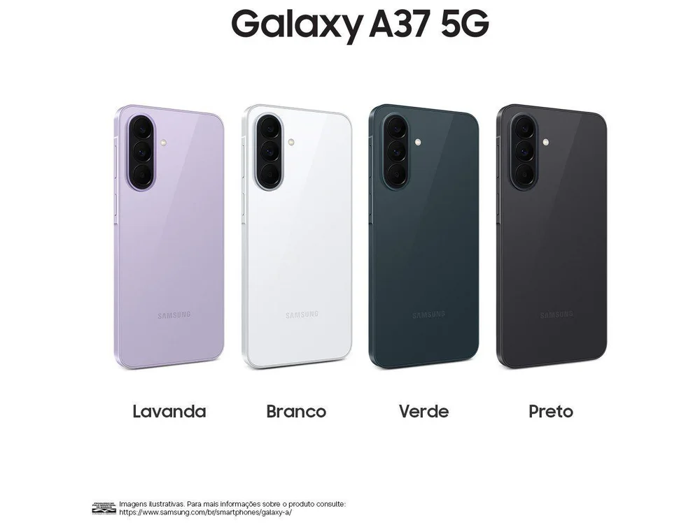 Smartphone Samsung Galaxy A37 128GB 5G 6GB RAM Branco 6,7 Câm Tripla + Selfie 12MP - view 21