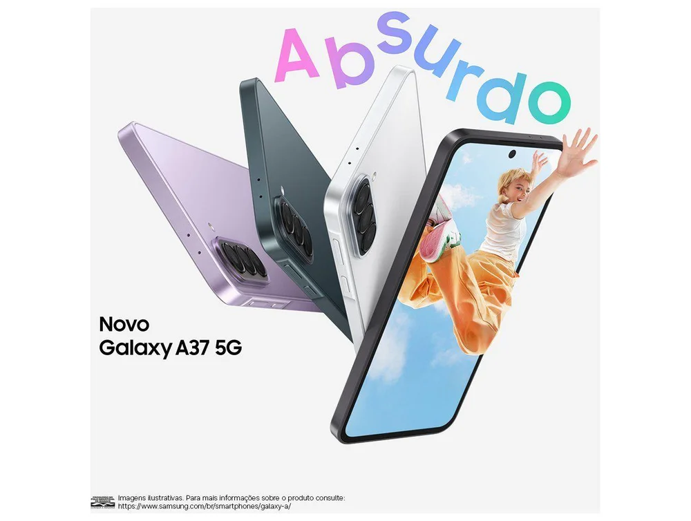 Smartphone Samsung Galaxy A37 128GB 5G 6GB RAM Branco 6,7 Câm Tripla + Selfie 12MP - view 20
