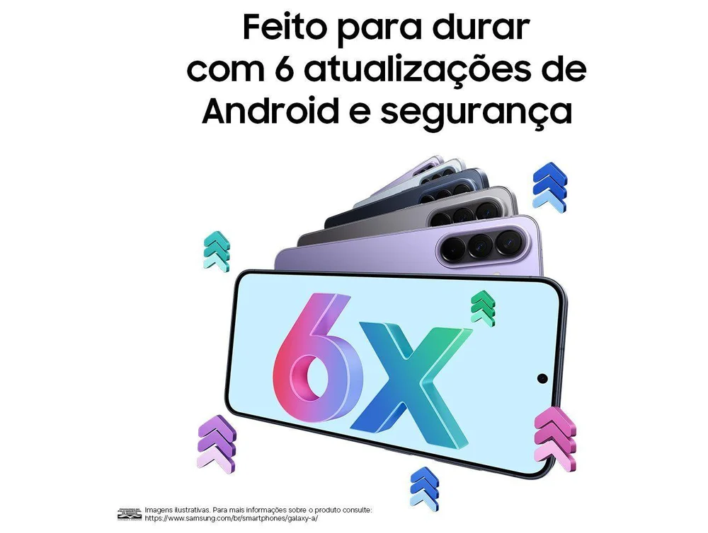 Smartphone Samsung Galaxy A37 128GB 5G 6GB RAM Verde 6,7 Câm Tripla + Selfie 12MP - view 16