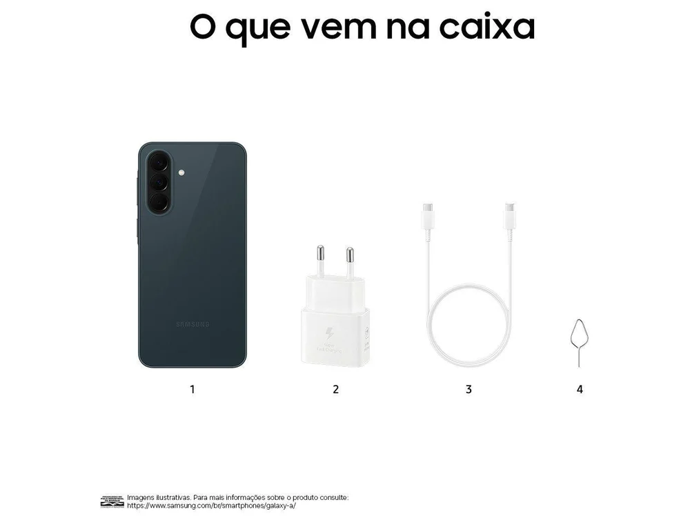 Smartphone Samsung Galaxy A37 128GB 5G 6GB RAM Verde 6,7 Câm Tripla + Selfie 12MP - view 2