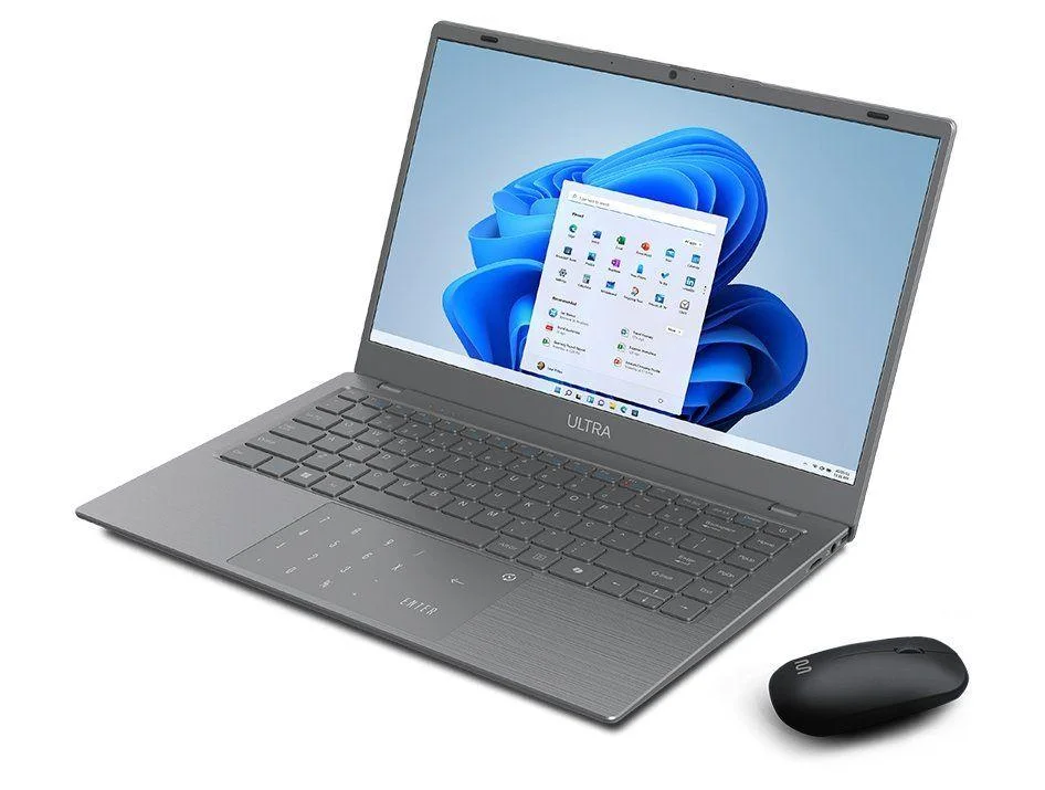 Notebook Multi Ultra Intel Pentium Gold 6500Y 4GB RAM 128GB eMMC 1TB Nuvem 14" Windows 11 UB361