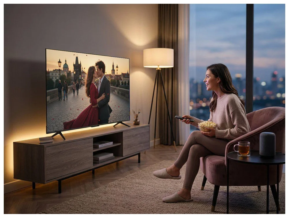 Imagem 2 de 8 do produto Smart TV 75" TCL 4K UHD QLED 75P7L Google TV 2026