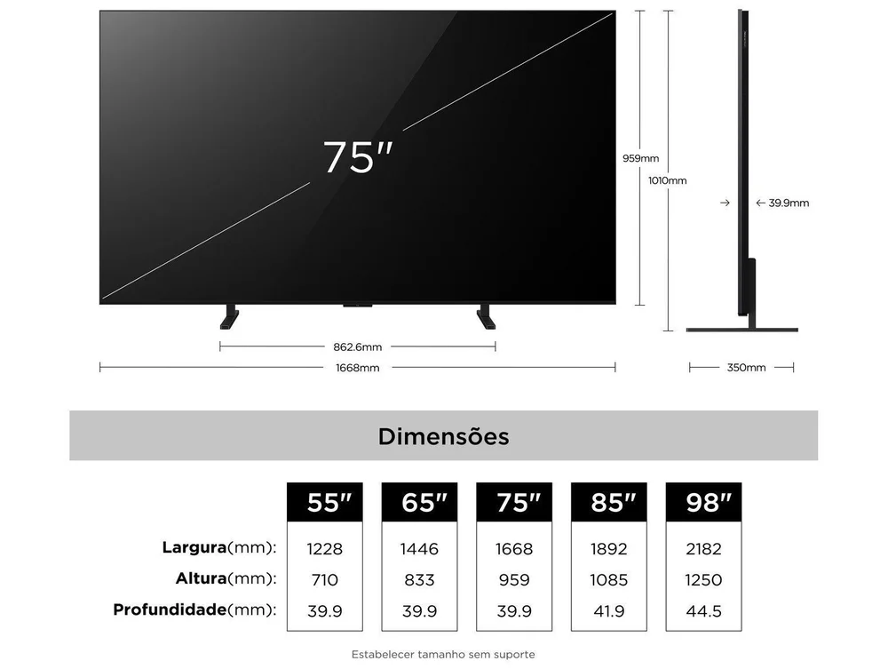 Smart TV 75 TCL 4K UHD Mini LED 75A400M Google TV 2026 - view 7