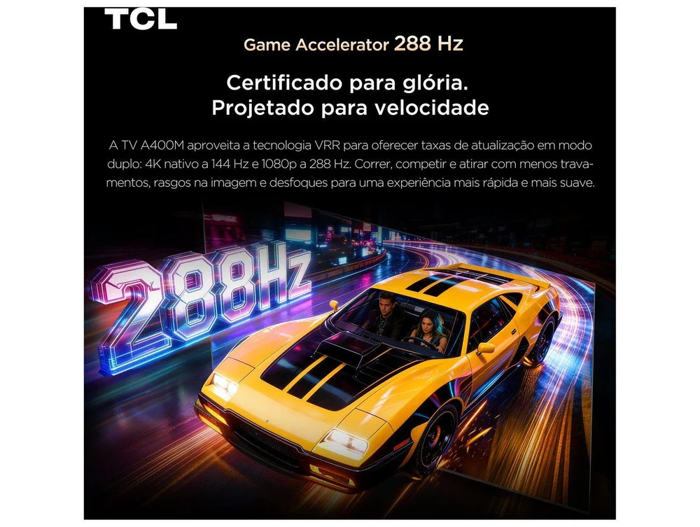 Smart TV 85 TCL 4K UHD Mini LED 85A400M Google TV 2026 - view 4