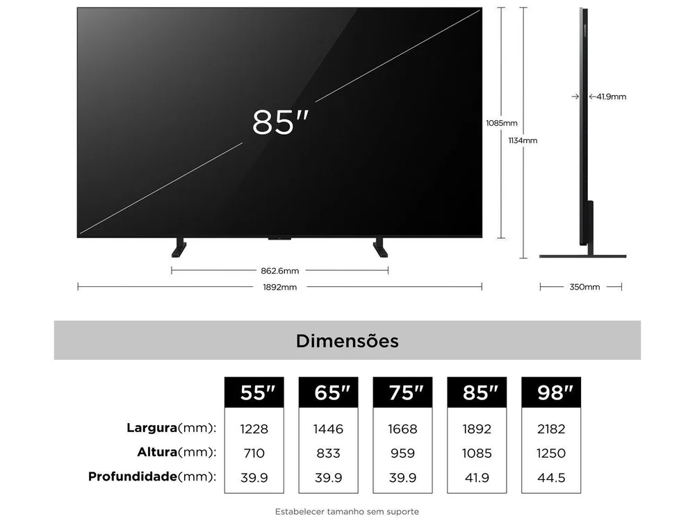 Smart TV 85 TCL 4K UHD Mini LED 85A400M Google TV 2026 - view 7