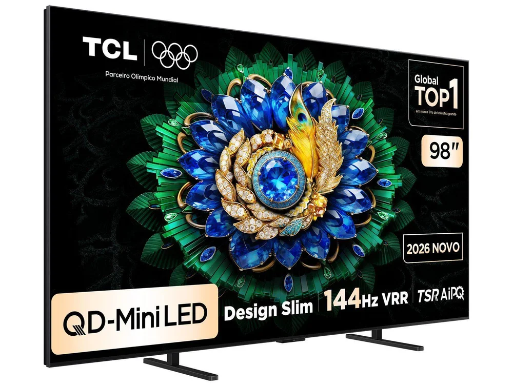 Imagem 9 de 10 do produto Smart TV 98" TCL 4K UHD QD-Mini LED 98A400M Google TV 2026