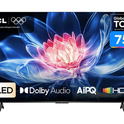 Smart TV QLED 75" 4K TCL 75T6C Google TV — foto 2