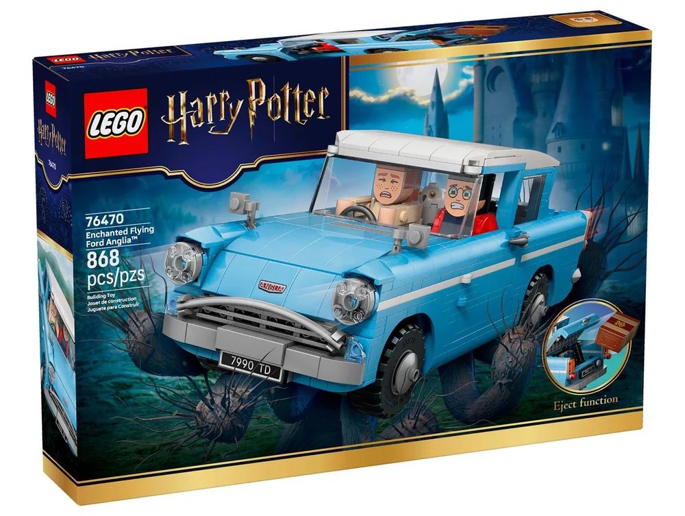 Imagem 6 de 7 do produto Lego Harry Potter Ford Anglia Voador Encantado 76470 868 Peças