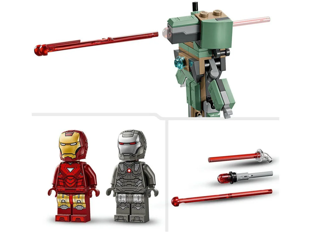 LEGO Homem de Ferro e Máquina de Guerra vs. Drones - view 6