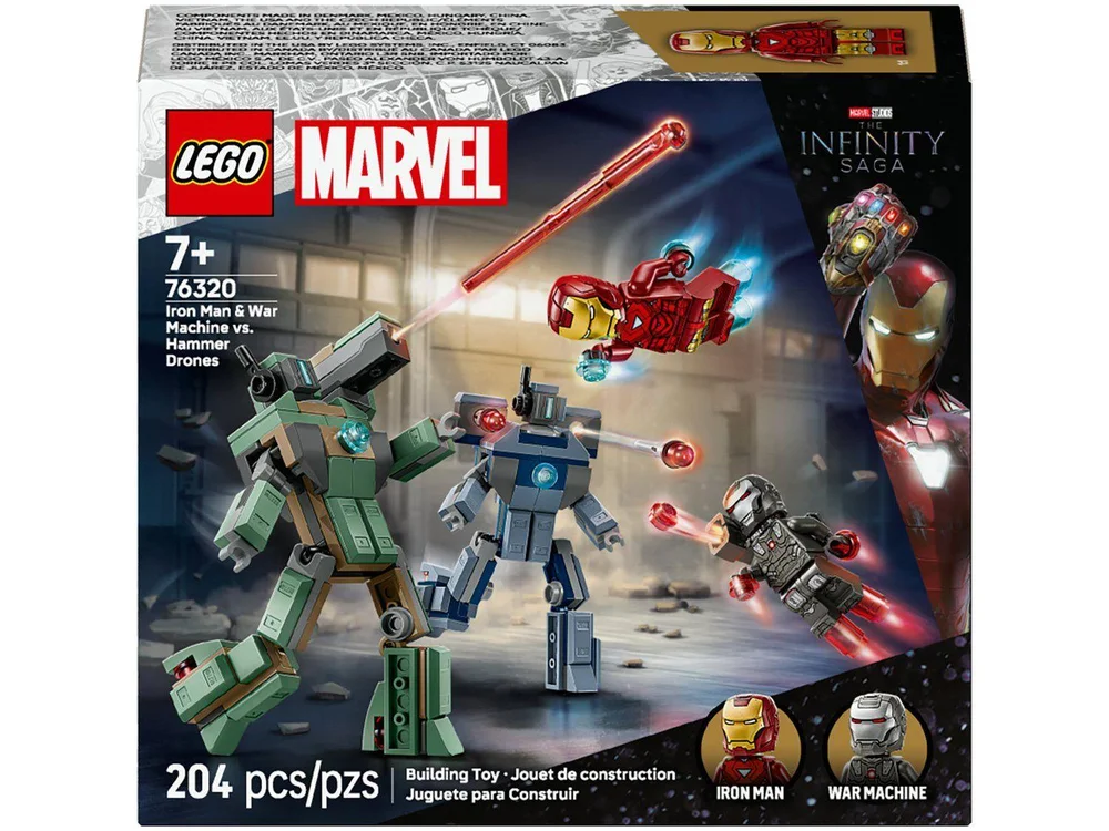 LEGO Homem de Ferro e Máquina de Guerra vs. Drones - view 9