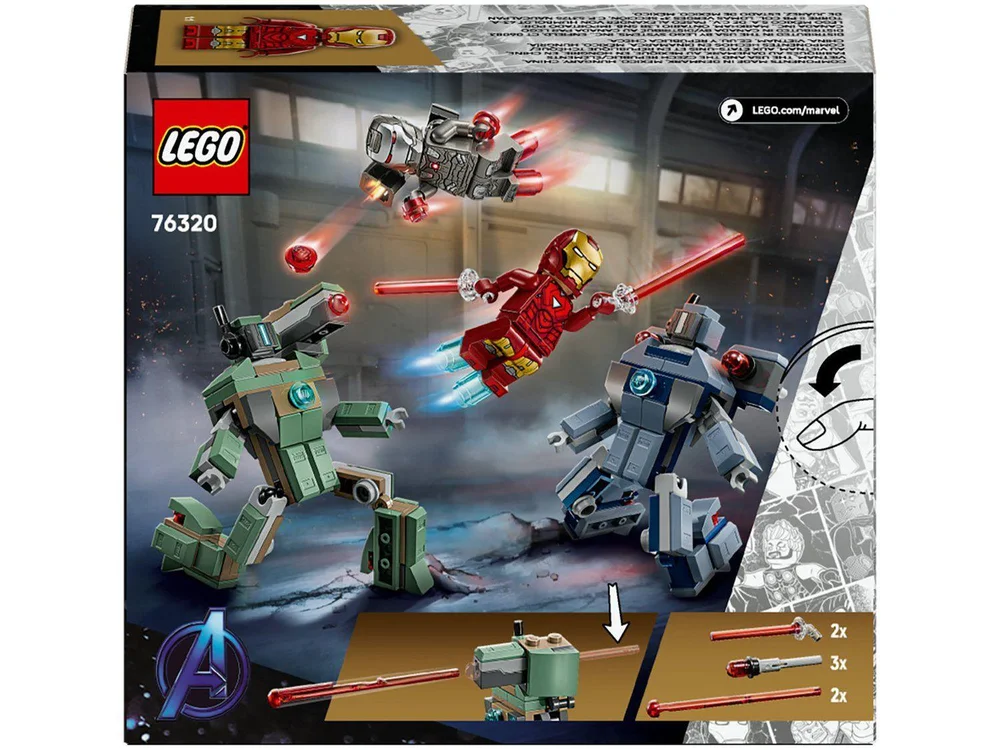 LEGO Homem de Ferro e Máquina de Guerra vs. Drones - view 10