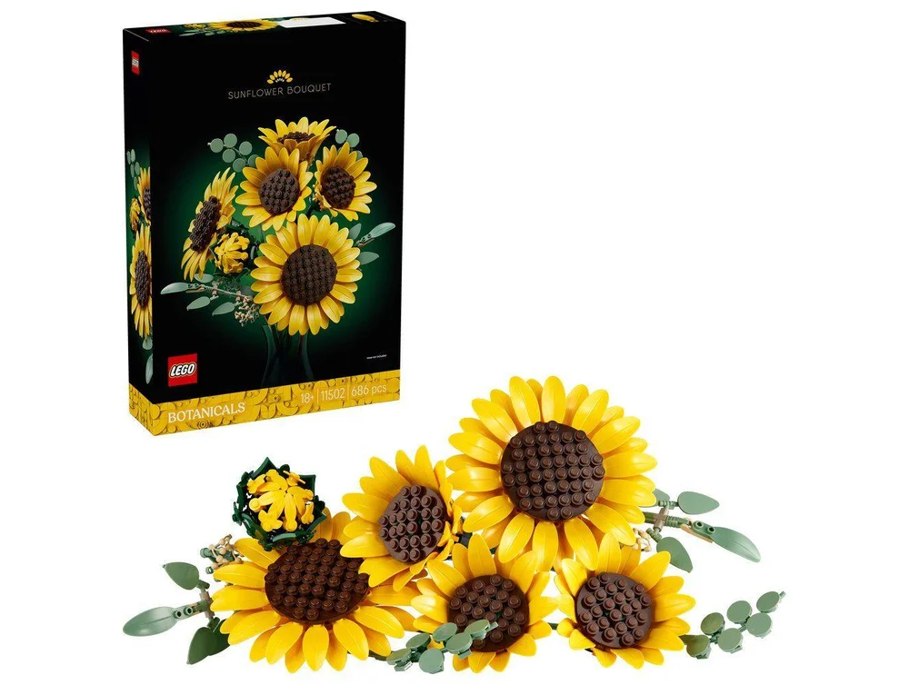 LEGO Botanicals Buquê de Girassóis 11502 686 Peças