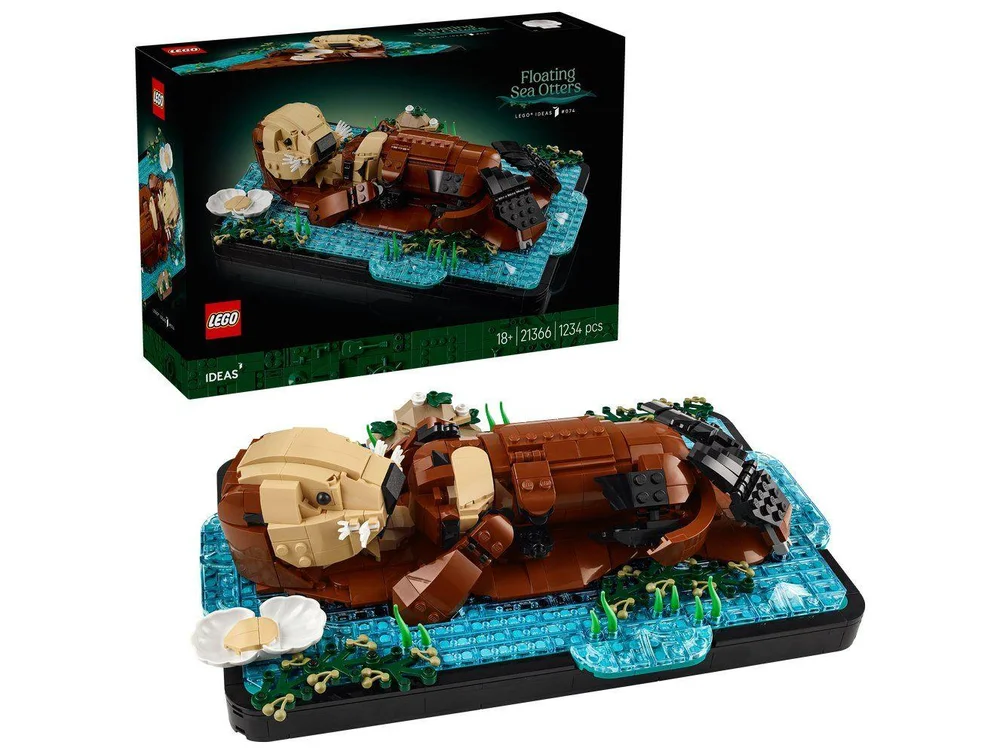 LEGO Ideas Lontras Marinhas Flutuantes 21366