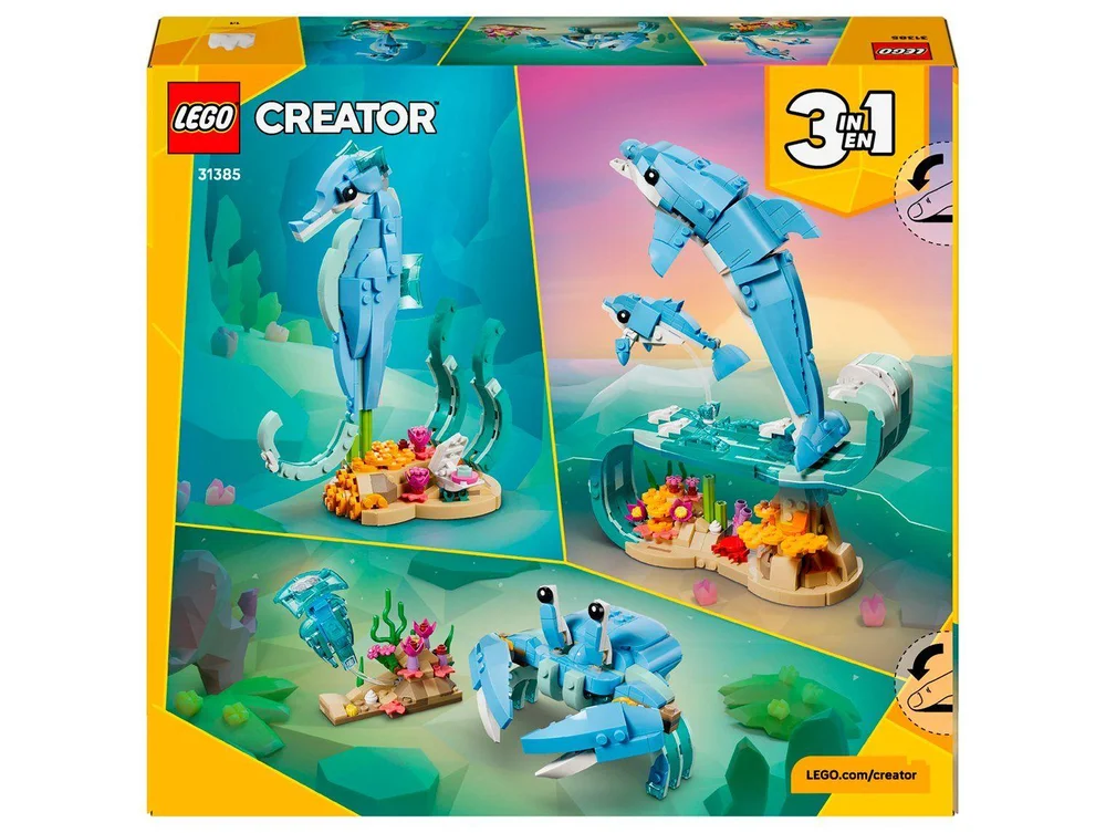 LEGO Creator 3 em 1 Golfinhos Lindos 31385 - view 7