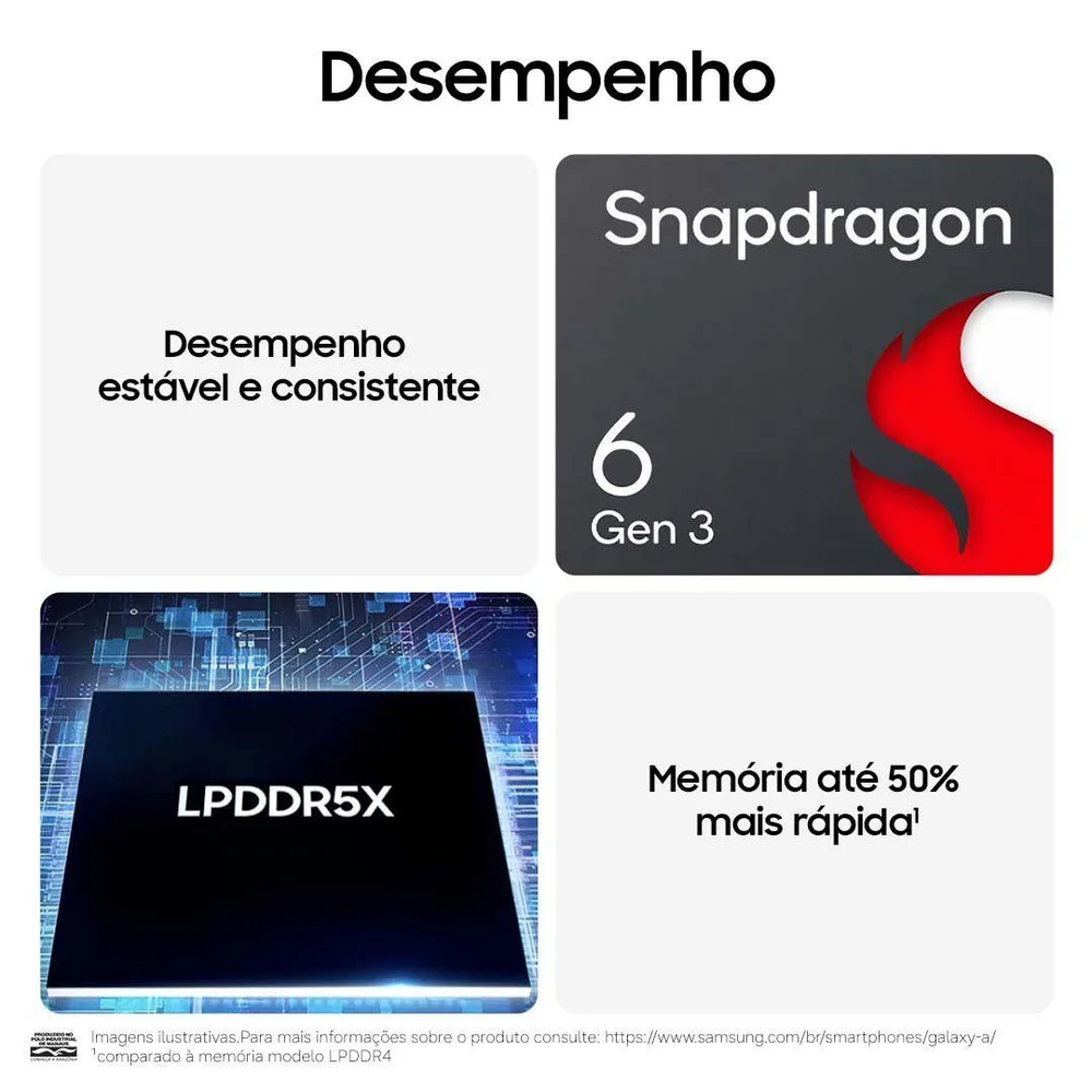 Imagem 17 de 22 do produto Smartphone Samsung Galaxy A27 256GB 5G 6GB RAM Azul 6,7" Câm. Tripla Selfie 12MP