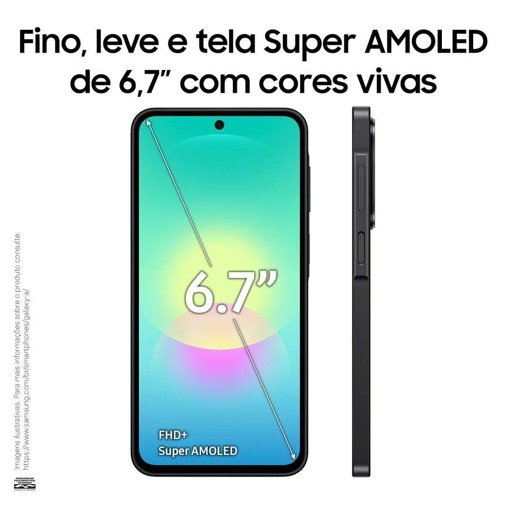 Imagem 15 de 22 do produto Smartphone Samsung Galaxy A27 256GB 5G 6GB RAM Azul 6,7" Câm. Tripla Selfie 12MP
