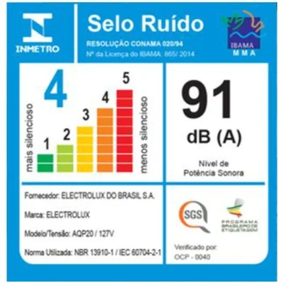 Aspirador de Pó e Água Electrolux Acqua Power AQP20, 1200w, Saco 10L, 110v, Preto/amarelo - 3011ahbr410 — foto 11