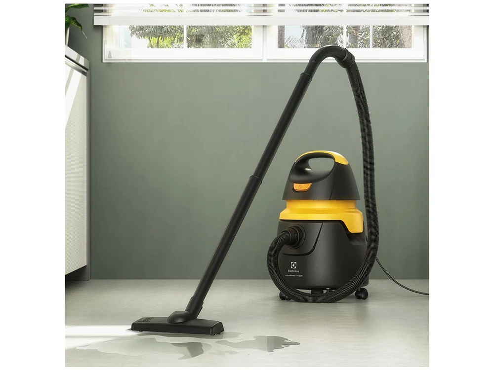 Imagem 3 de 19 do produto Aspirador de Pó e Água Electrolux Acqua Power AQP20, 1200w, Saco 10L, 110v, Preto/amarelo - 3011ahbr410