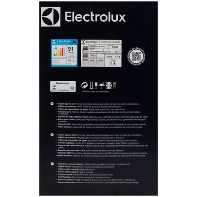Aspirador De Água e Pó Electrolux Aqp20, 1200w, 10 litros, 220v — foto 7