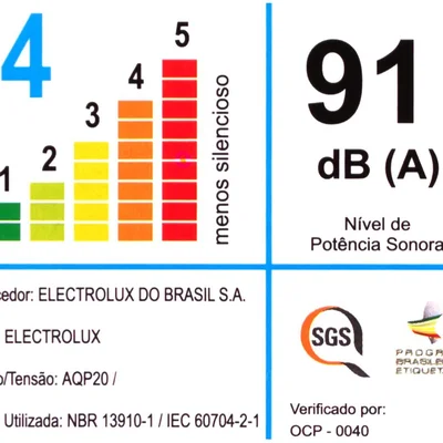 Aspirador De Água e Pó Electrolux Aqp20, 1200w, 10 litros, 220v — foto 6