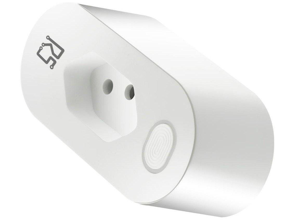 Tomada Inteligente Rsmart Smart Plug Wi-fi 10a Branco Compatível Com Alexa