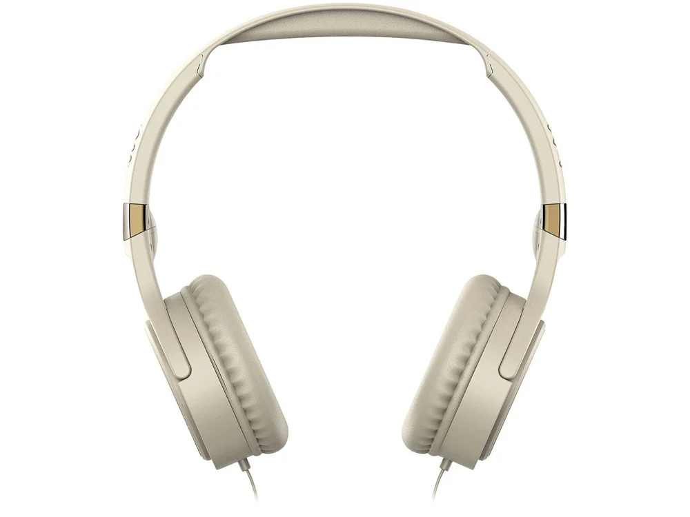 Imagem 3 de 6 do produto Headphone Philco, Concha auditiva almofadada, Bege - PFO02G