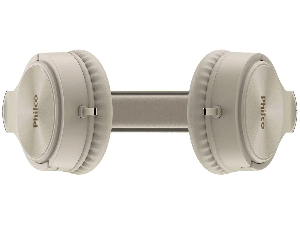 Imagem 6 de 6 do produto Headphone Philco, Concha auditiva almofadada, Bege - PFO02G