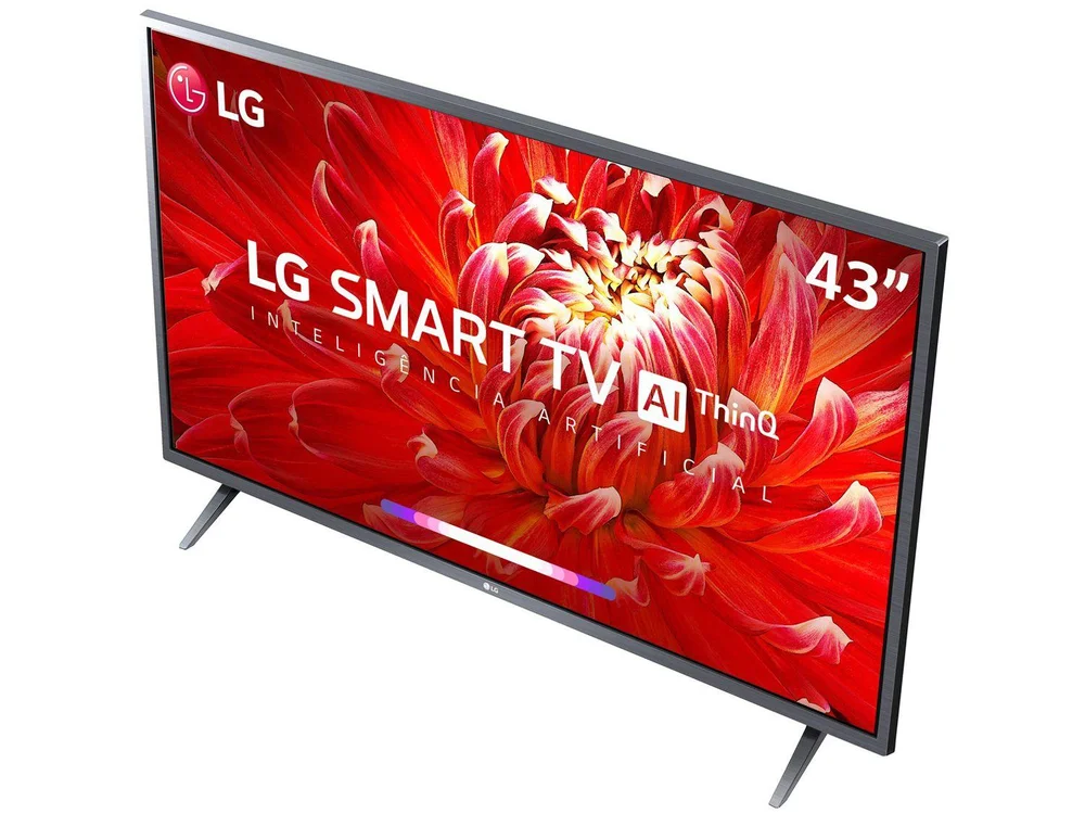 Smart TV LED LG 43 Polegadas FHD 3 HDMI 2 USB