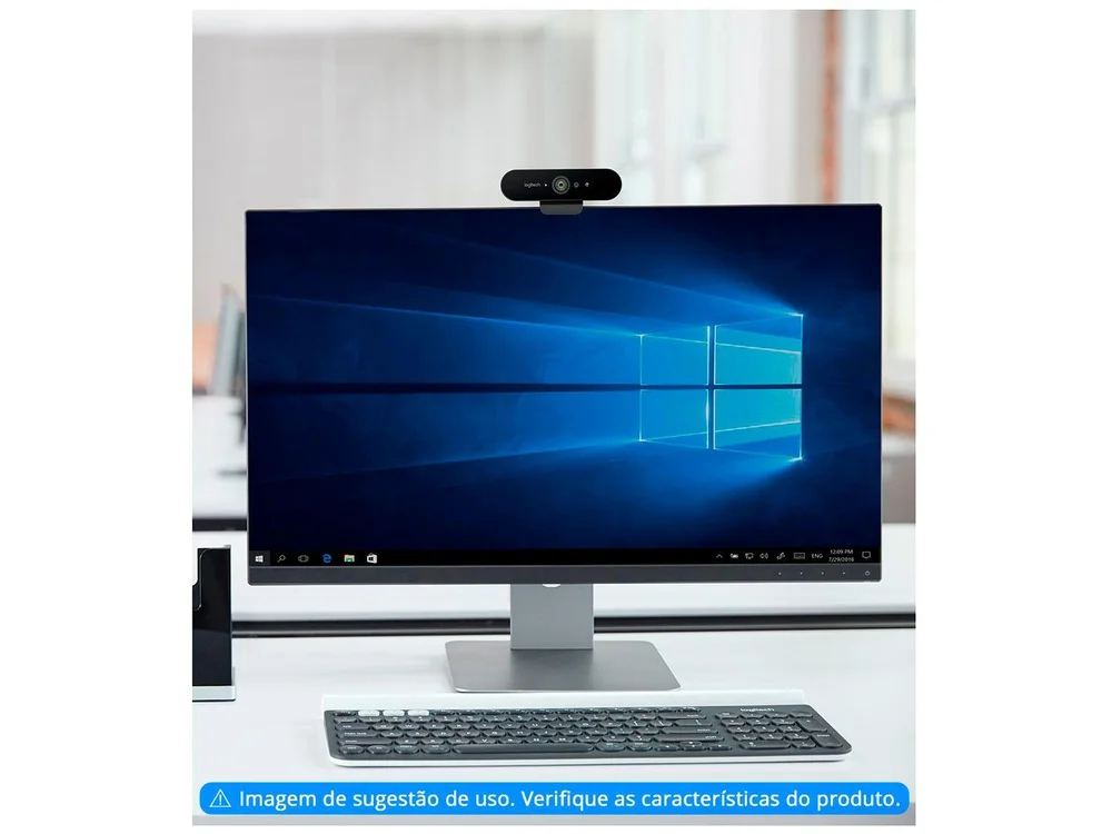 Webcam Logitech Brio 4K Pro Ultra HD KaBuM