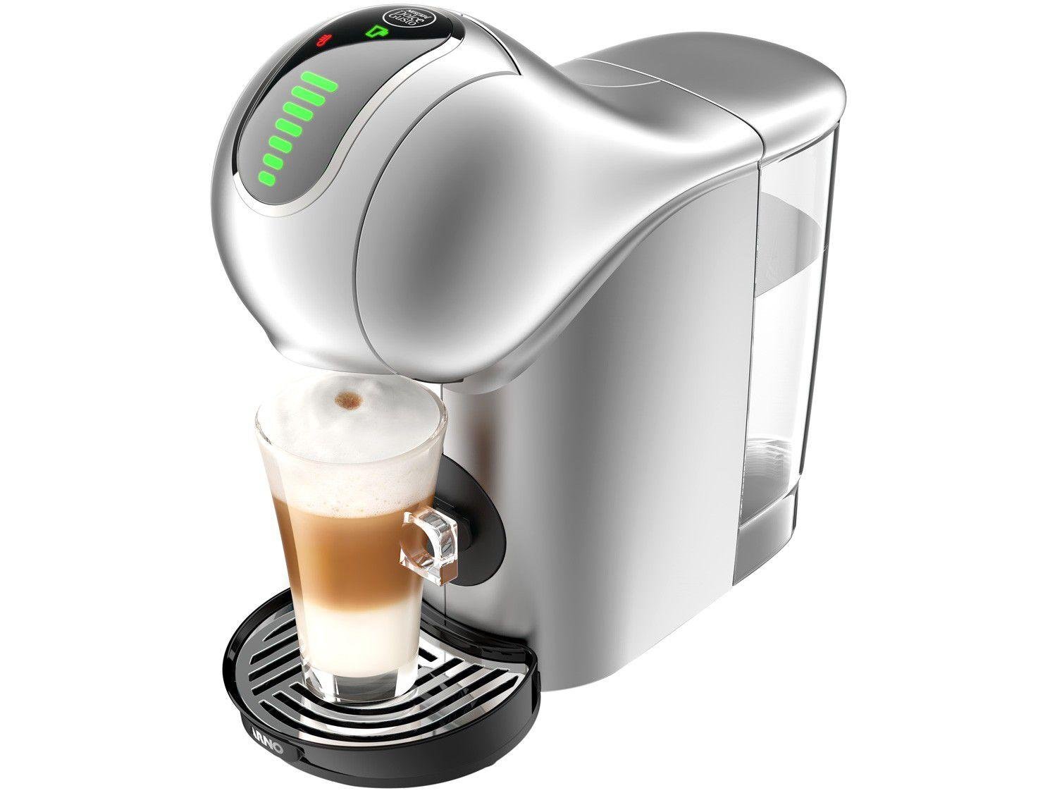 Cafeteira Arno Dolce Gusto G enio S Touch DGS4, 1350 W, 110V, Nescafé, 15 BAR de pressão, Multi-Bebidas, Prata