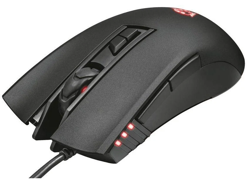 Mouse Gamer, Trust Zeebo, GXT-121, 3200 DPI, Com Fio.