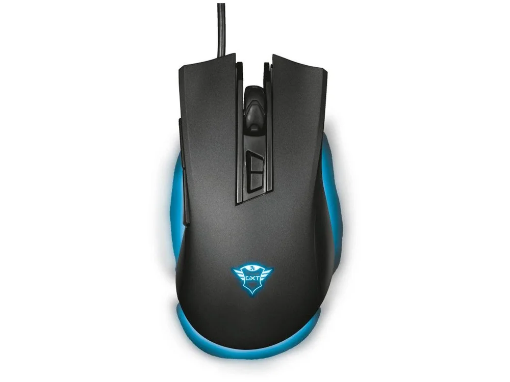 Mouse Gamer, Trust Zeebo, GXT-121, 3200 DPI, Com Fio.