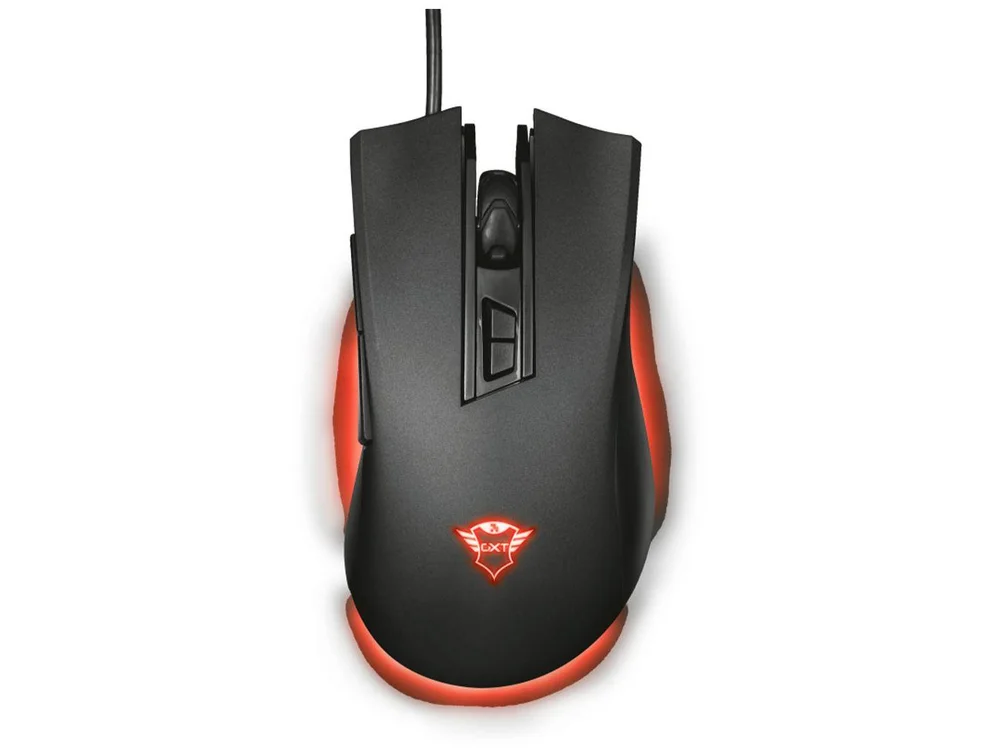 Mouse Gamer, Trust Zeebo, GXT-121, 3200 DPI, Com Fio.
